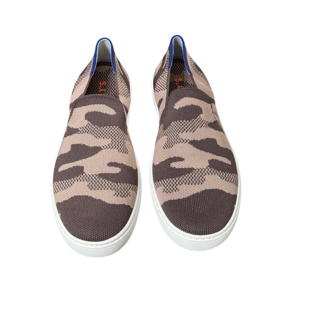 New! Rothy's Taupe Camo Slip On Sneakers (Retired Color) - Size 8.5 - Picture 3 of 8